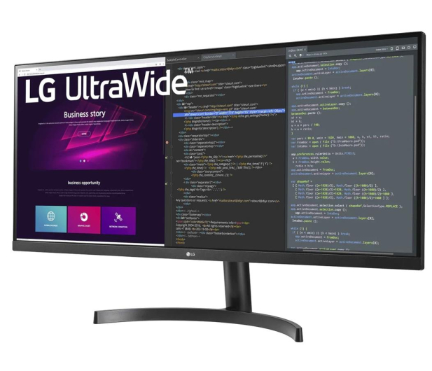 LG 34'' 34WN700-B IPS HDR UWQHD 21:9 Czarny - 607250 - zdjęcie 3